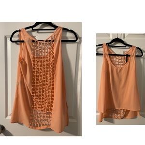 Coral Tank, open back detail